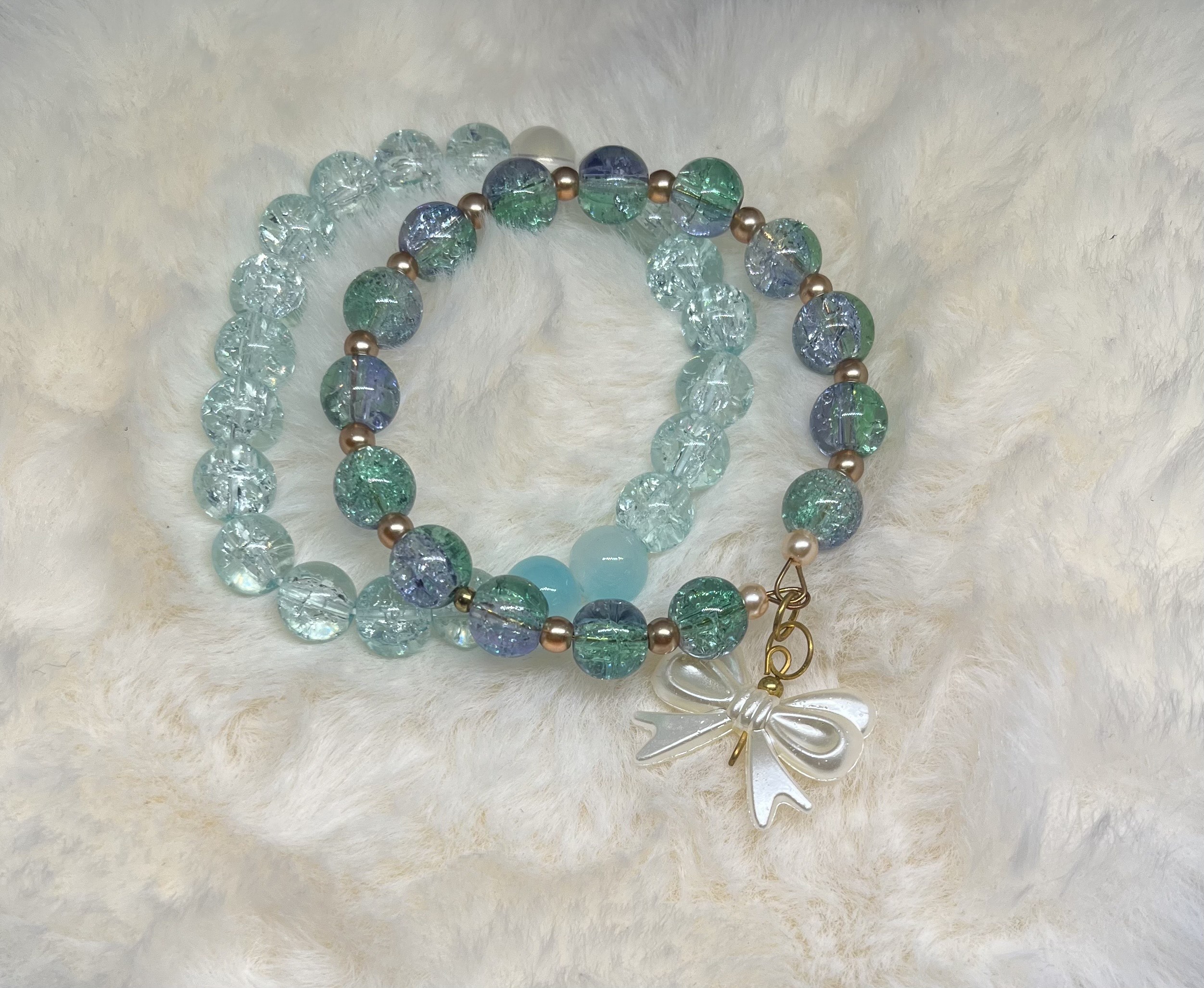 Aqua Crystal Bracelet