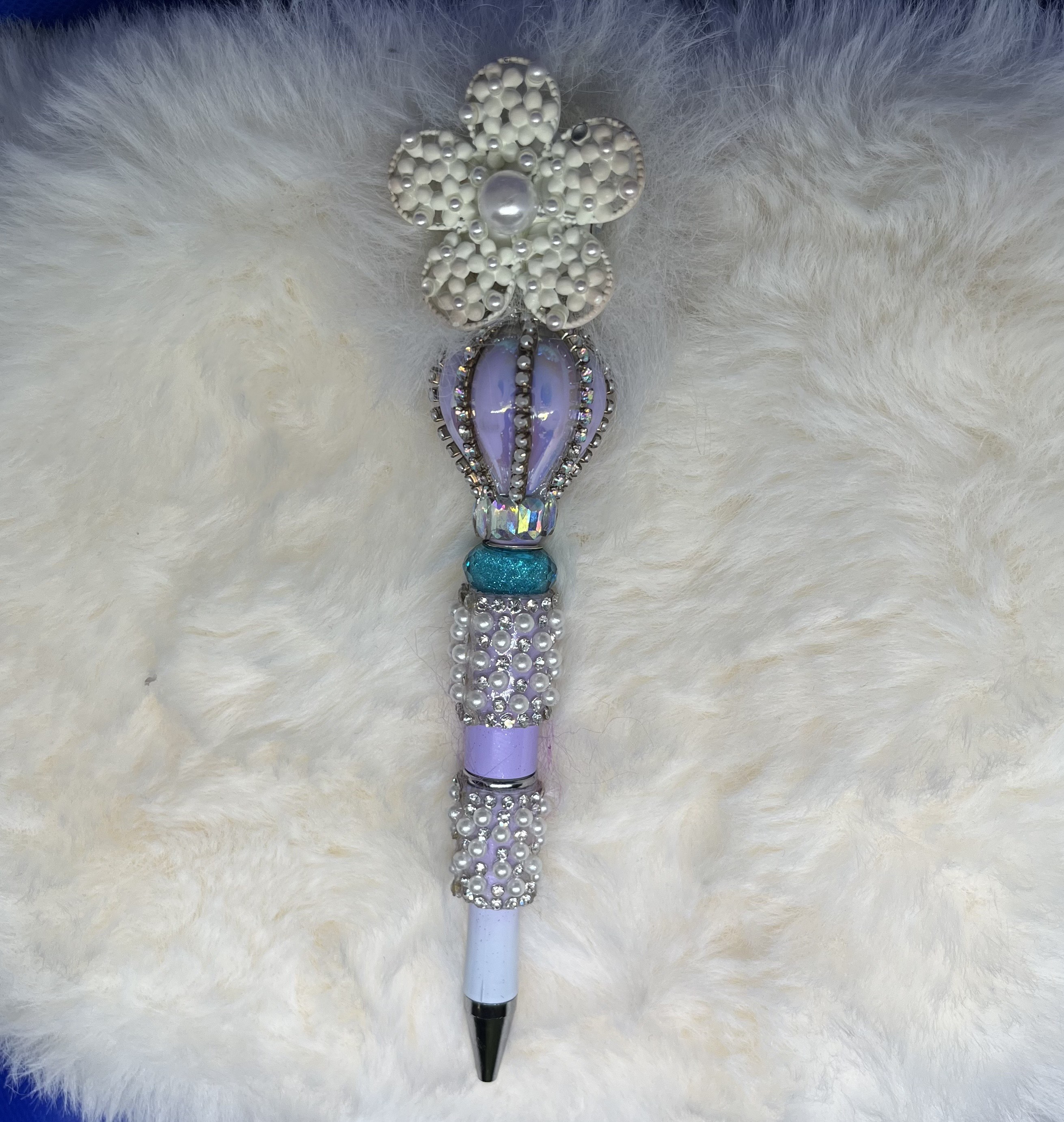 Jeweled Flower Inspired Pen