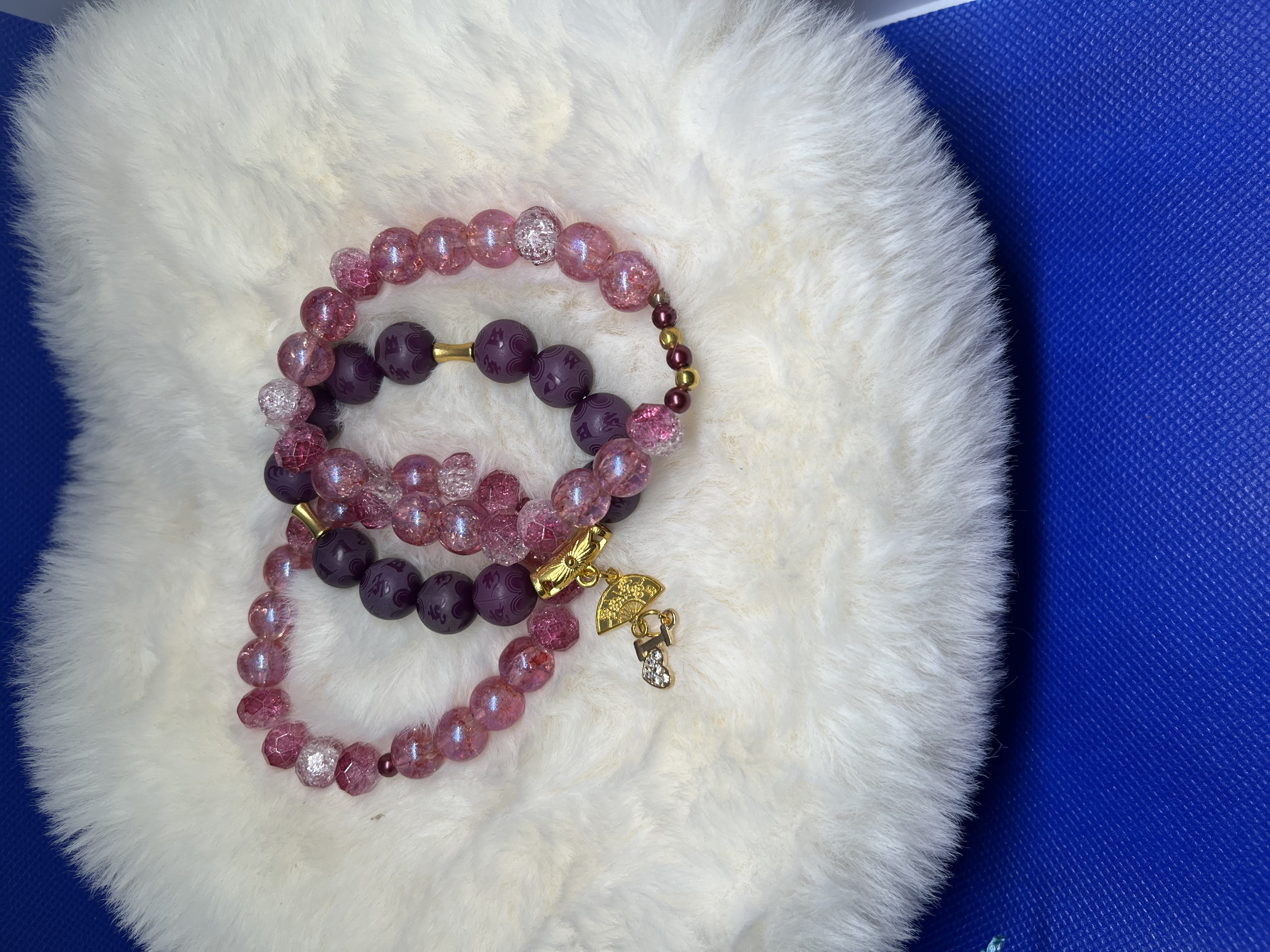 Radiant Rose Bracelet Trio